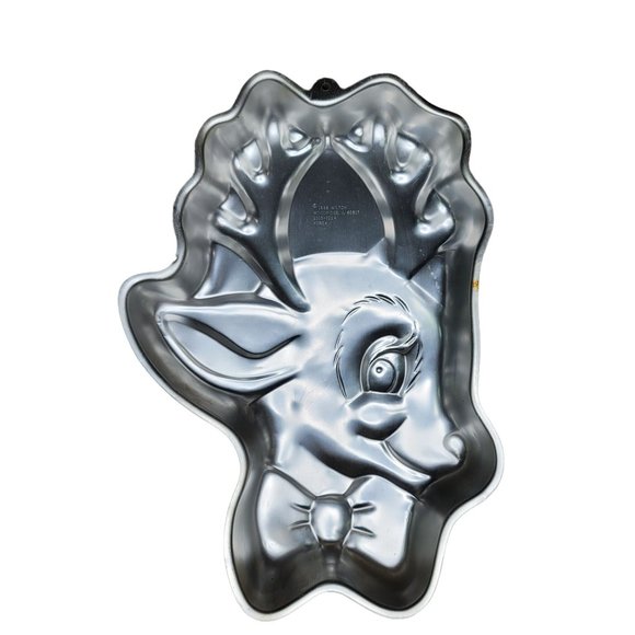 WILTON Vintage Large Reindeer Cake Pan # 2105-1224 from 1988 16" L x 11" W - Picture 4 of 4